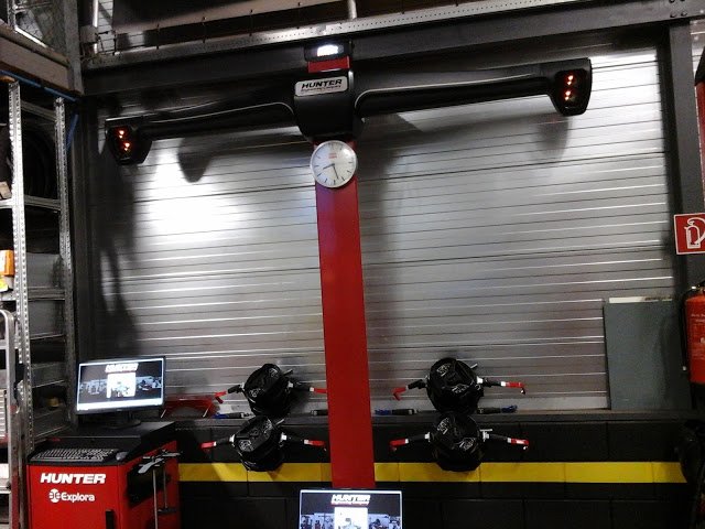 3D-uitlijnapparatuur in de werkplaats